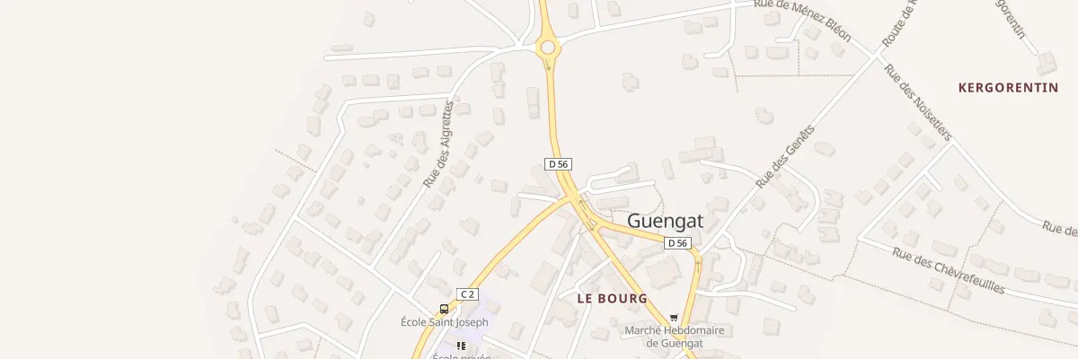 Plan du 30 Rue de Bretagne à Guengat