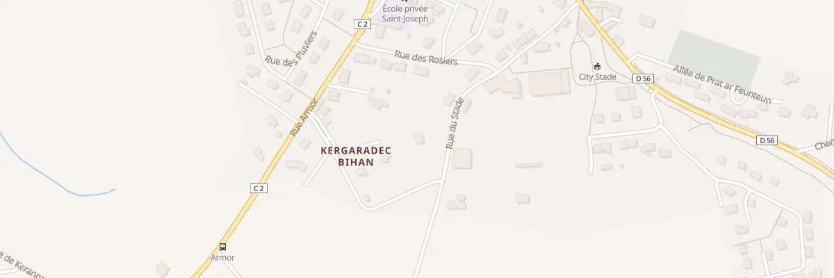 Plan du 19 Rue du Stade à Guengat