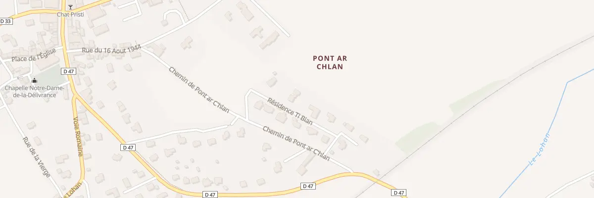 Plan du 12 Res Ti-Bian à Irvillac