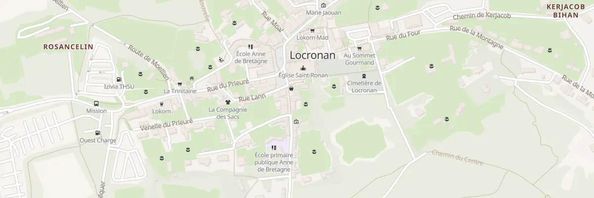 Plan du 1T Rue Saint Maurice à Locronan