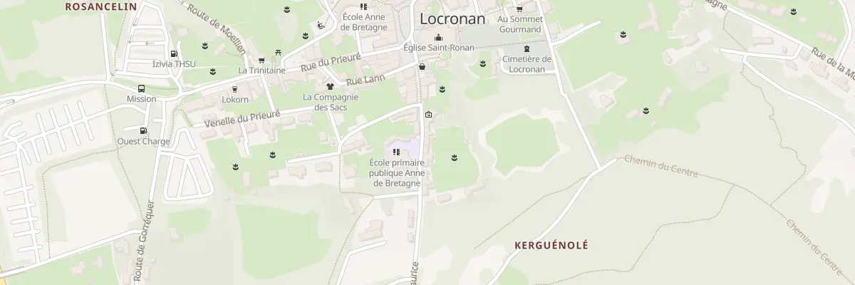 Plan du 13 Rue Saint Maurice à Locronan
