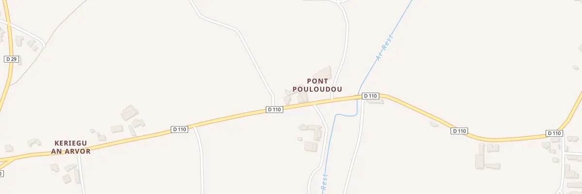 Plan du 5427 Pont Pouloudou à Plounévez-Lochrist