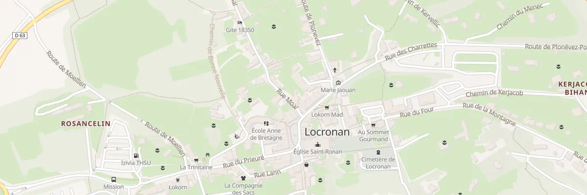 Plan du 4 Rue Moal à Locronan