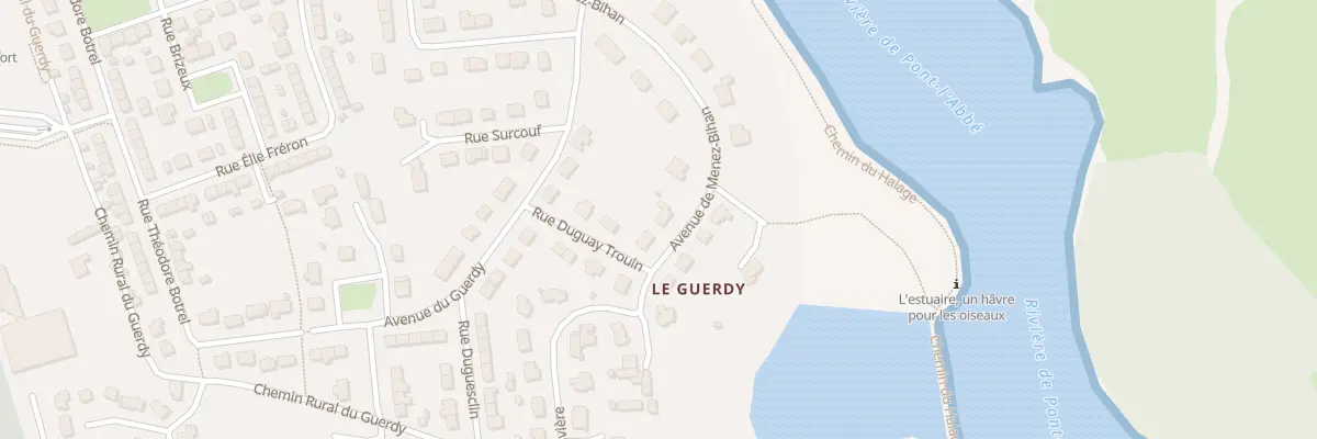 Plan du 24 Av de Menez-Bihan à Pont-l’Abbé