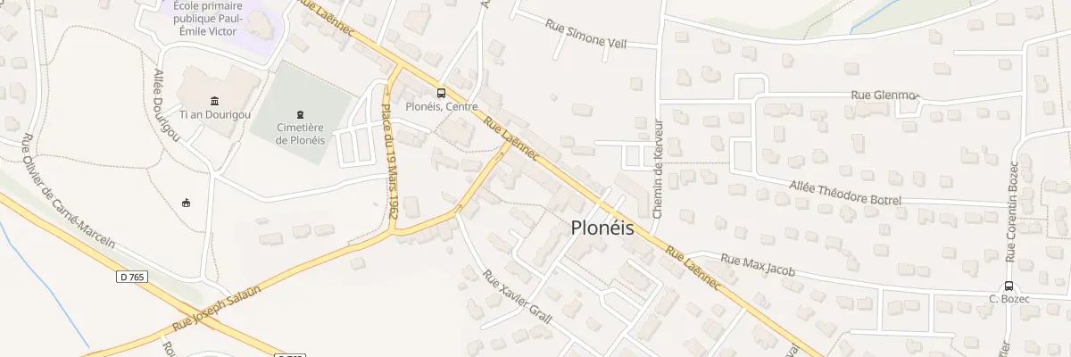 Plan du 37 Rue Laennec à Plonéis