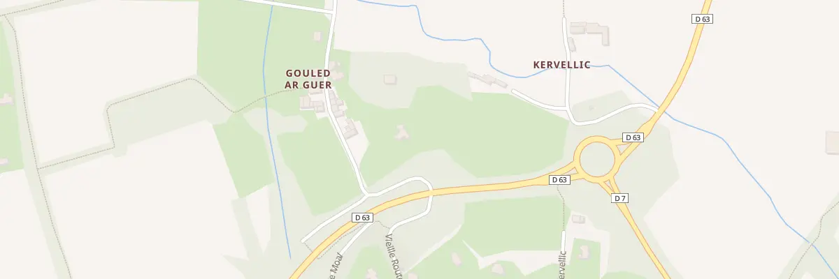 Plan du 1981C Goulet Ar Guer à Locronan