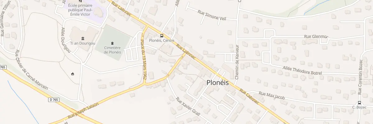 Plan du 39 Rue Laennec à Plonéis