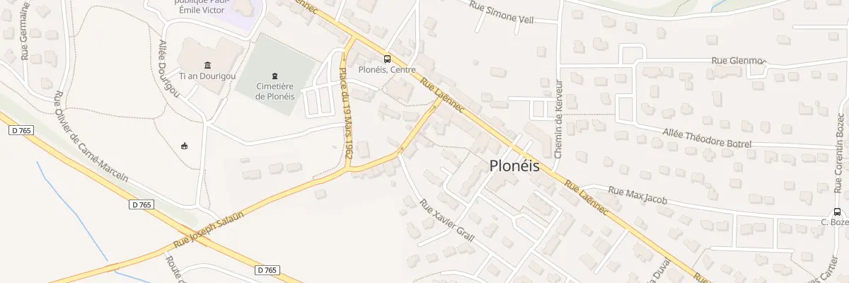 Plan du 7 Rue Joseph Salaun à Plonéis