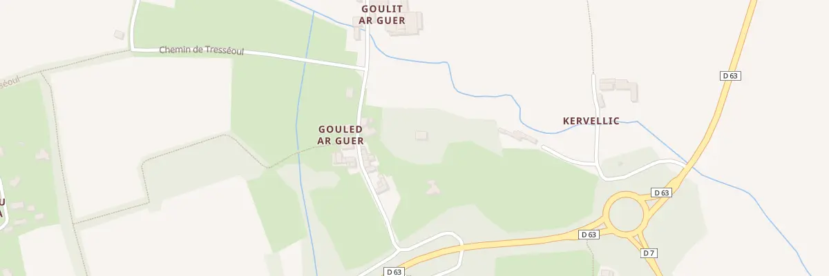 Plan du 55A Goulet Ar Guer à Locronan