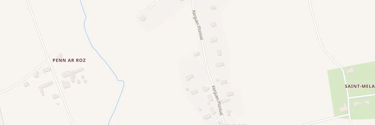 Plan du 10 Kerguen Plonivel à Plobannalec-Lesconil
