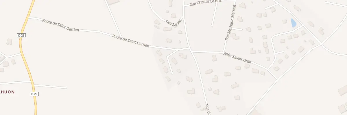 Plan du 11 Lot Les Marronniers à Lanhouarneau