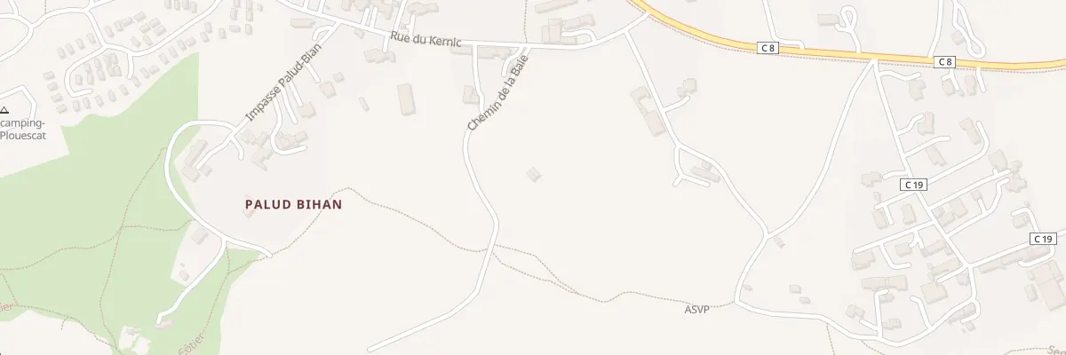 Plan du 2 Che de la Baie à Plouescat