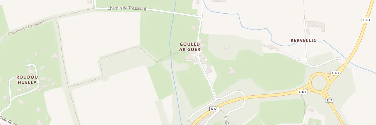 Plan du 60 Goulet Ar Guer à Locronan