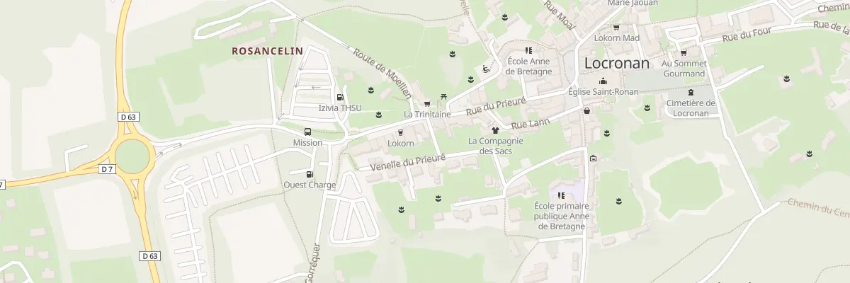 Plan du 9 Rue du Prieuré à Locronan
