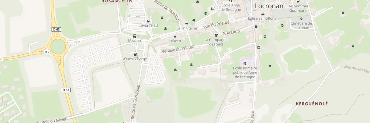 Plan du 3C Ven du Prieuré à Locronan