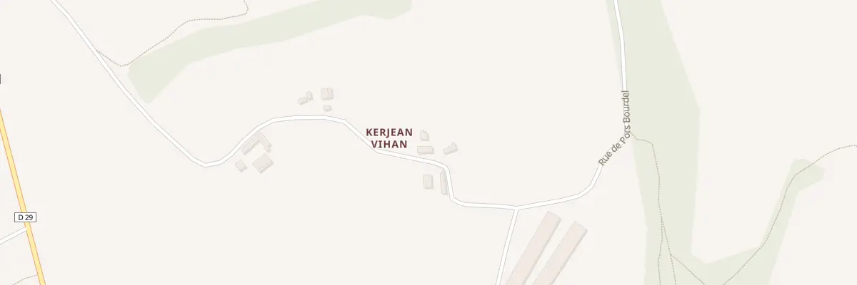 Plan du 5514 Kerjean Vihan à Plounévez-Lochrist