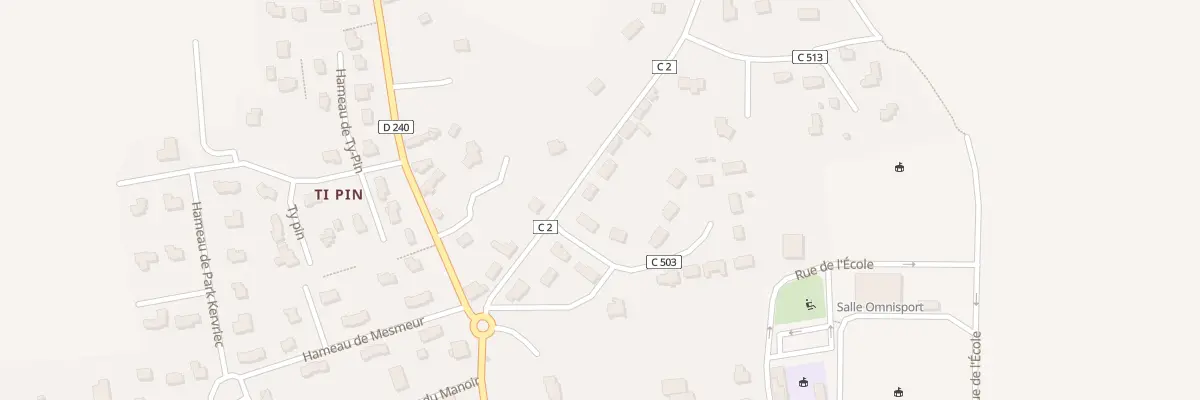 Plan du 6 Rue de Saint-Sébastien à Tréméoc