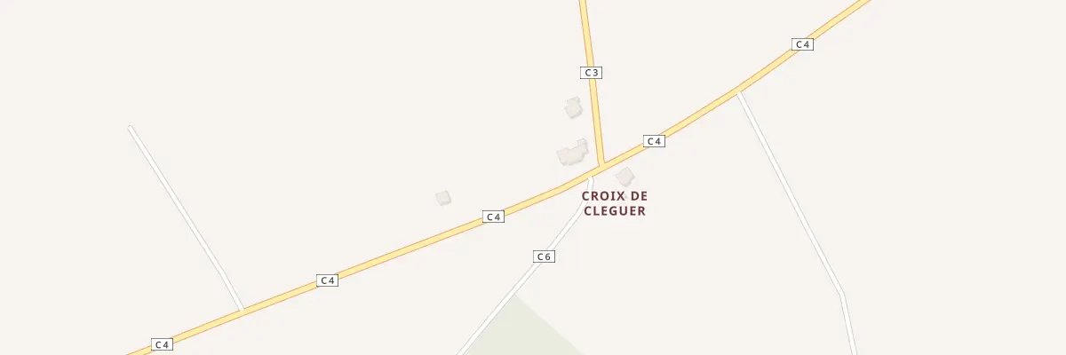 Plan du 3 Croix de Cleguer à Irvillac