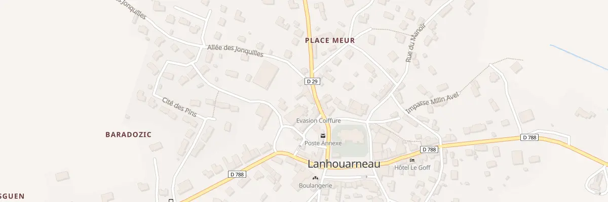 Plan du 111 Rue d’Arvor à Lanhouarneau