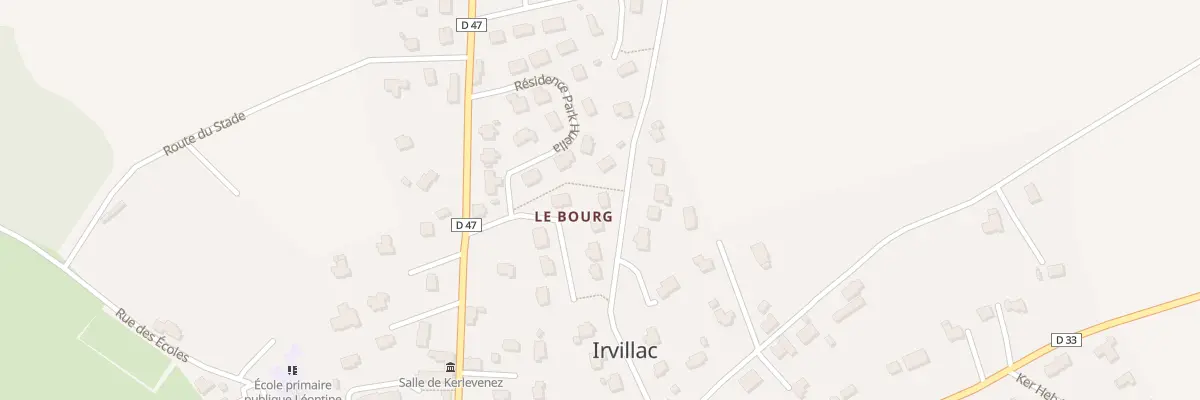 Plan du 7 Res Park Nevez à Irvillac