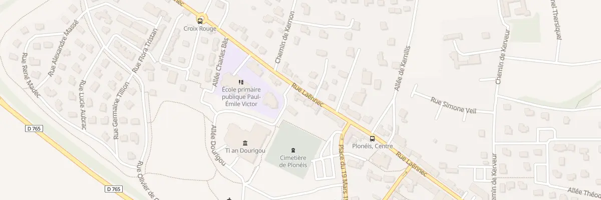 Plan du 55 Rue Laennec à Plonéis