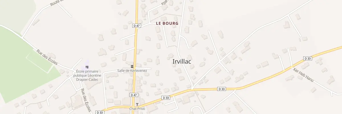 Plan du 3 All des Genêts à Irvillac