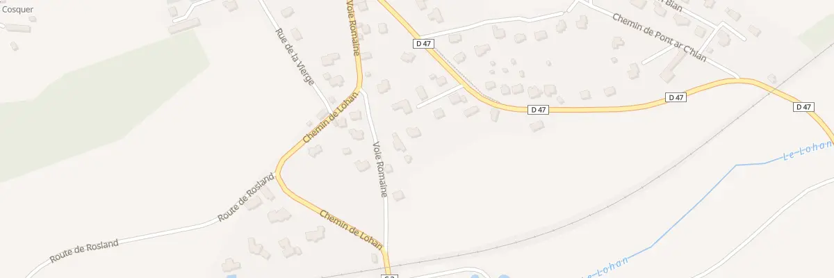 Plan du 15T Chs Voie Romaine à Irvillac