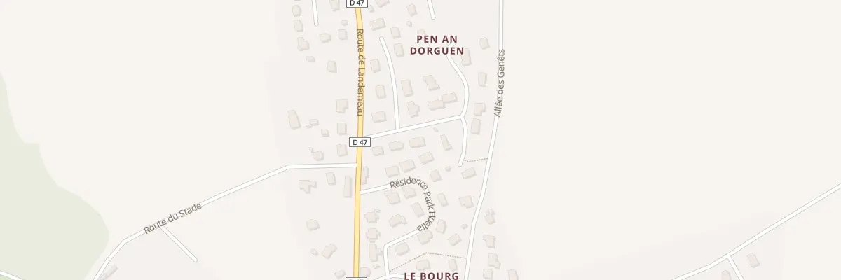 Plan du 6 Cité de Pen Ar Dorguen à Irvillac
