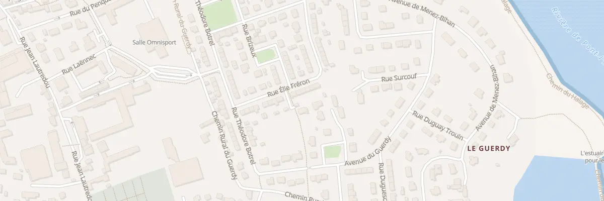 Plan du 35 Rue Elie Fréron à Pont-l’Abbé