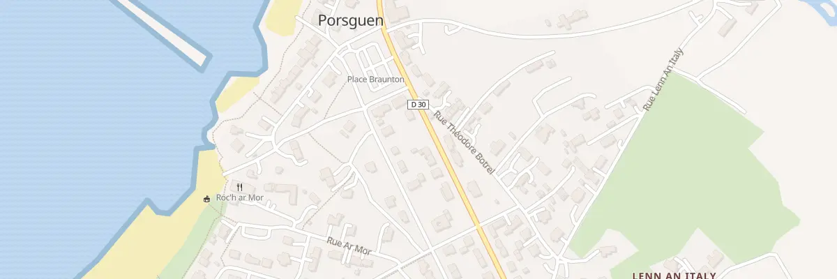 Plan du 52 Rue de Porsguen à Plouescat