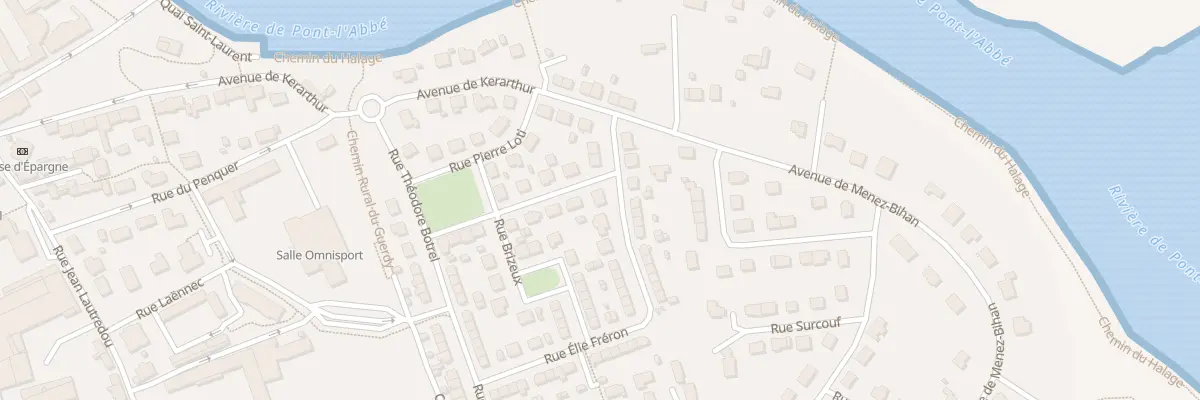 Plan du 4 Rue Elie Fréron à Pont-l’Abbé