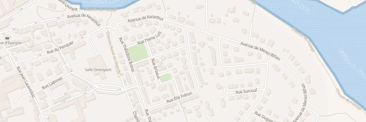 Plan du 6 Rue Elie Fréron à Pont-l’Abbé