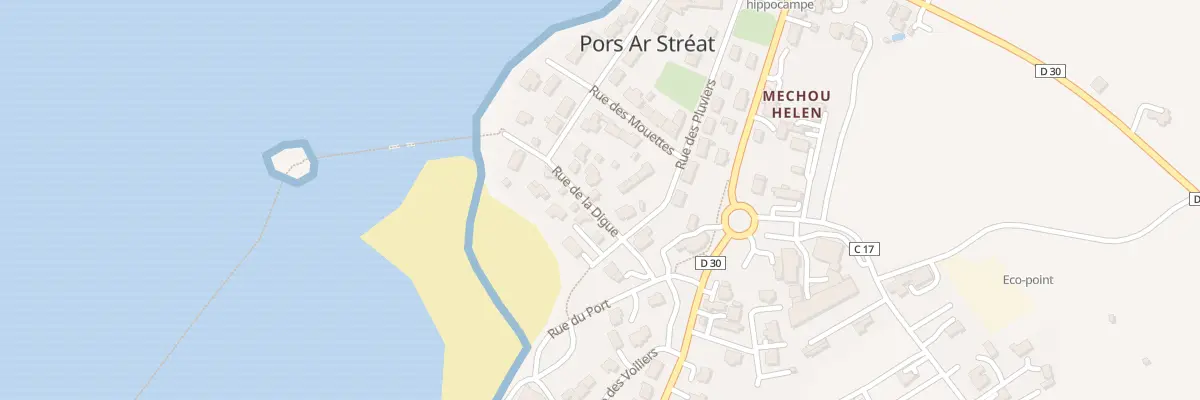 Plan du 6 Rue de la Digue à Plouescat