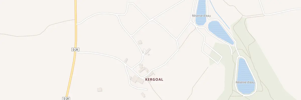 Plan du 5501 Kergoal à Plounévez-Lochrist