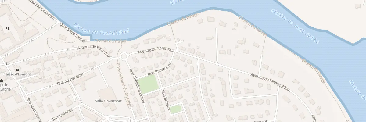 Plan du 4 Av de Menez-Bihan à Pont-l’Abbé
