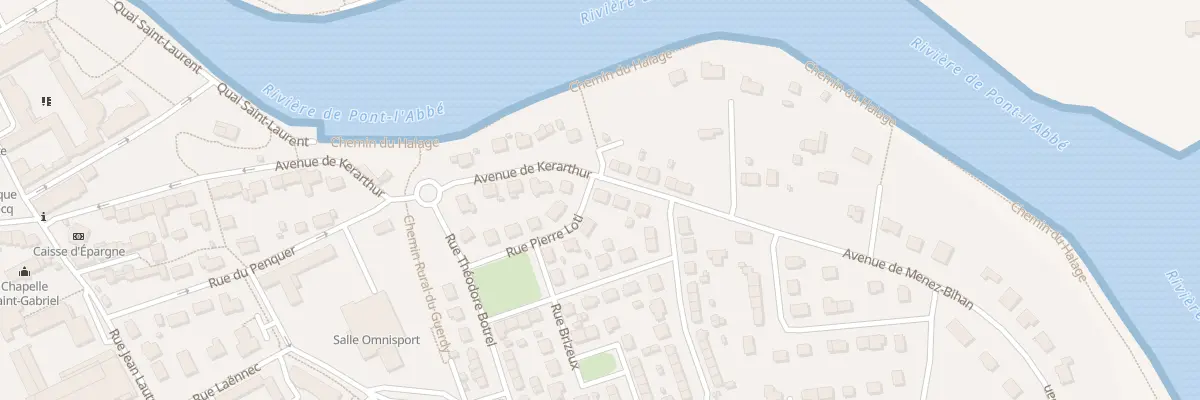 Plan du 2 Av de Menez-Bihan à Pont-l’Abbé