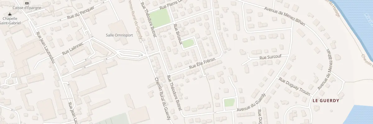 Plan du 26 Rue Elie Fréron à Pont-l’Abbé