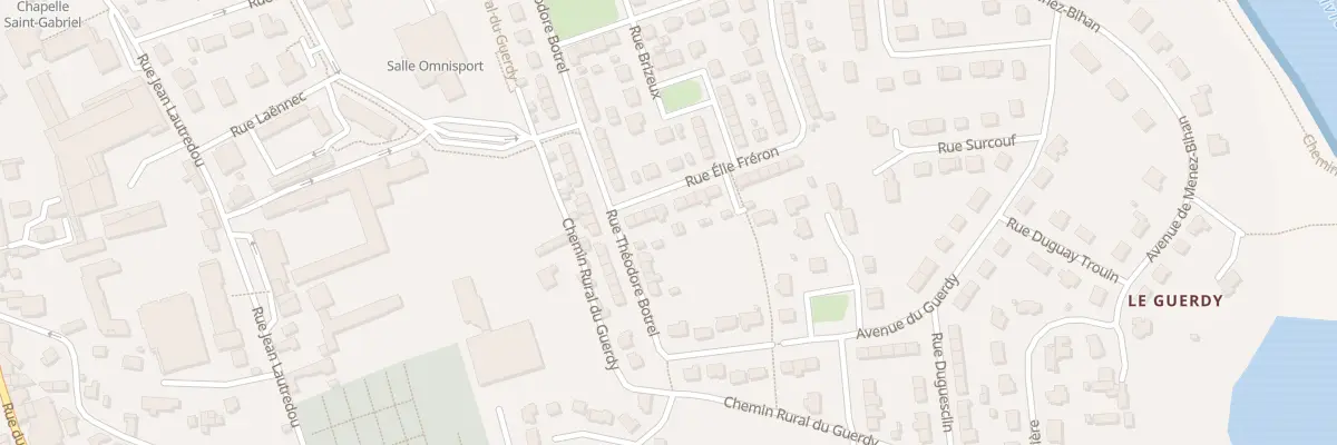 Plan du 47 Rue Elie Fréron à Pont-l’Abbé