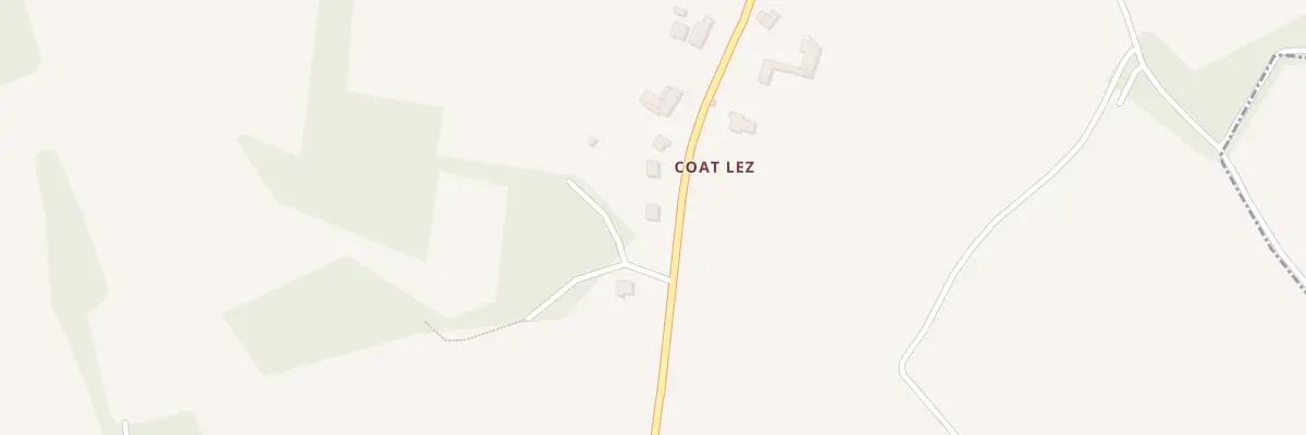 Plan du 350 Rte de Coat Lez à Plounéventer