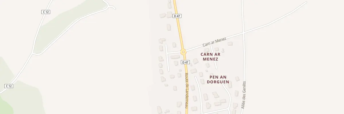 Plan du 2B Res Goas Huella à Irvillac