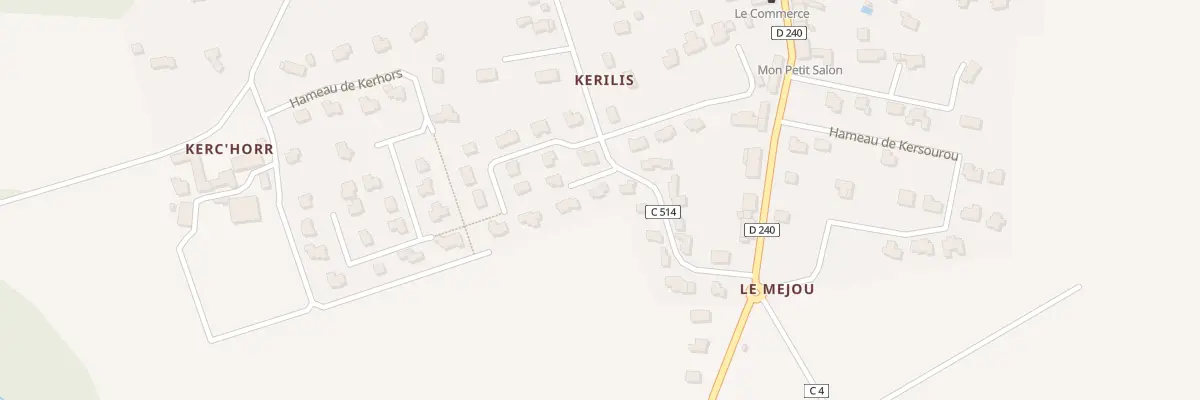 Plan du 1 Imp de Kérilis à Tréméoc