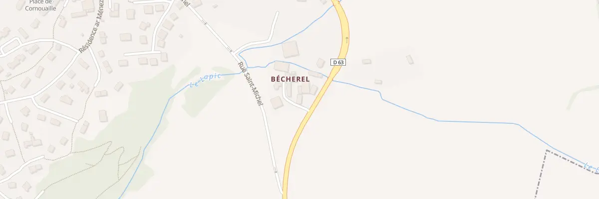 Plan du 5161 Becherel à Plonévez-Porzay