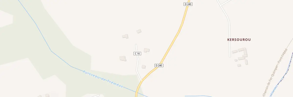 Plan du 5176 Pont Corbe à Tréméoc