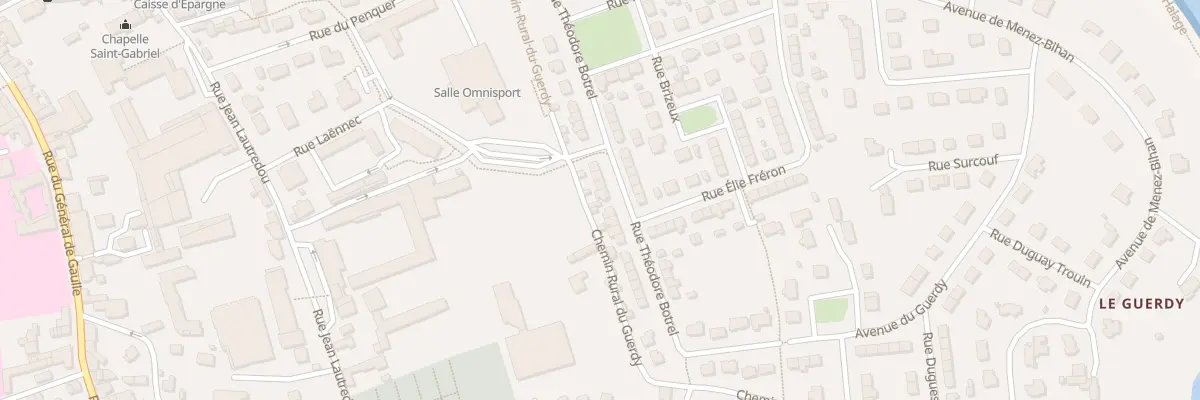 Plan du 22 Rue Théodore Botrel à Pont-l’Abbé