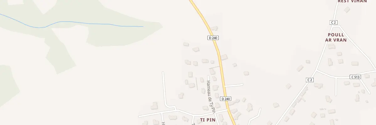 Plan du 27 Ham de Ty Pin à Tréméoc