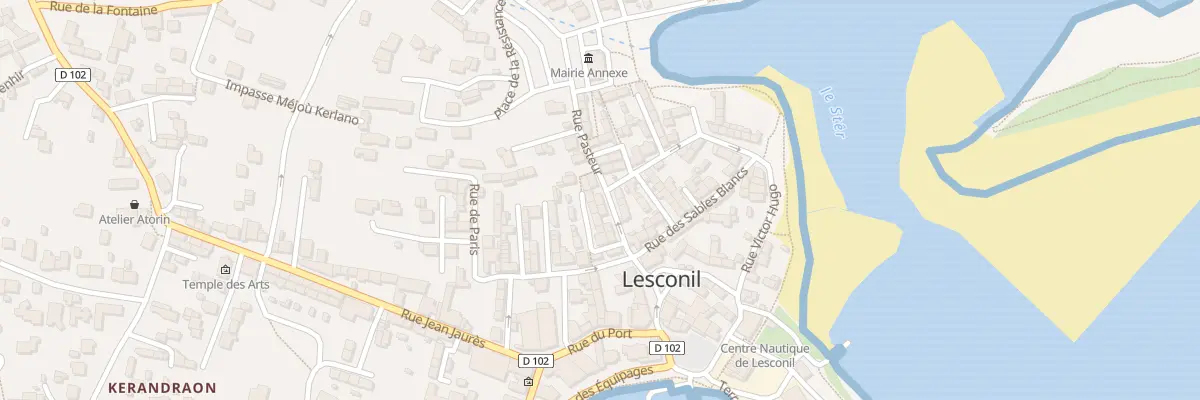 Plan du 19 Rue Pasteur à Plobannalec-Lesconil