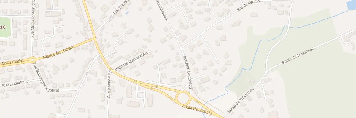 Plan du 52B Rue Jean Lautrédou à Pont-l’Abbé