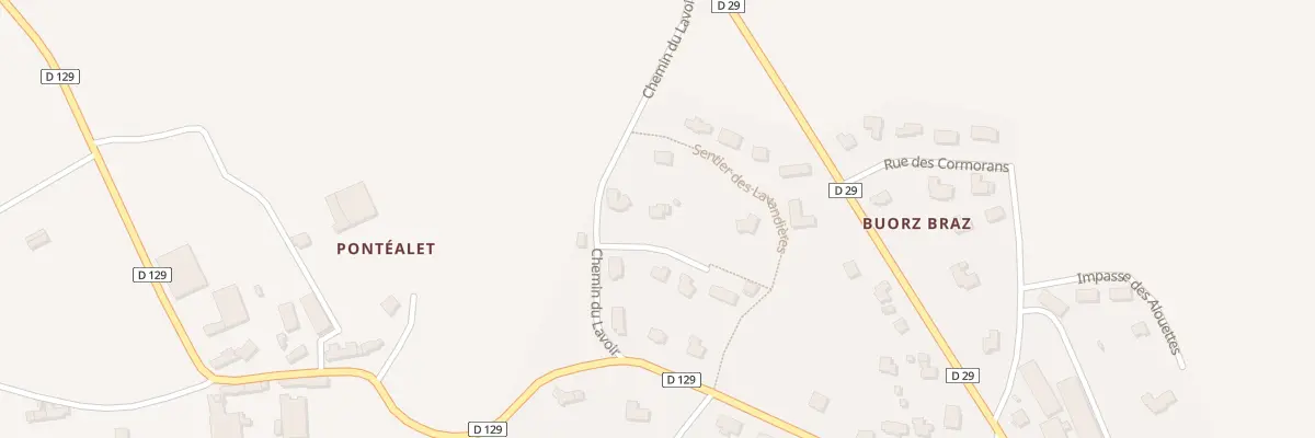Plan du 39 Rue de la Source à Lanhouarneau