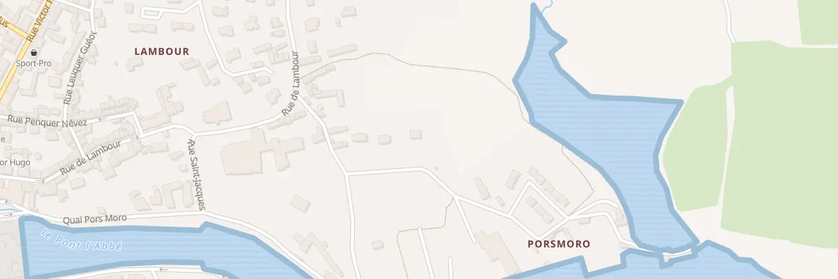 Plan du 9002 Che de Pors Moro à Pont-l’Abbé