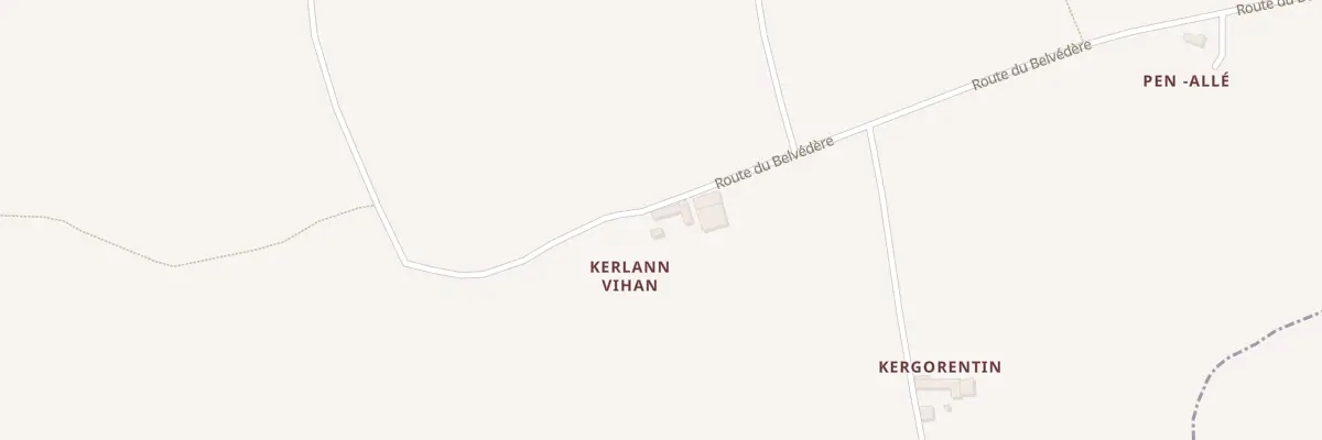 Plan du 17 Rte du Belvédère à Plonéis